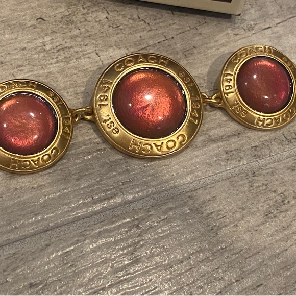 Coach Gold Tone Bracelet - Picture 2 of 6